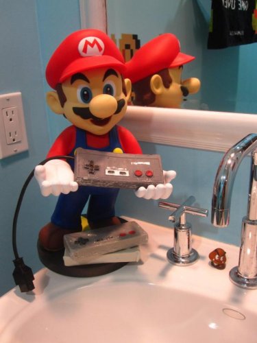 Ванная комната в стиле Super Mario