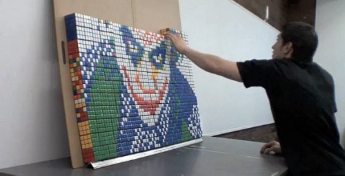 Джокер из кубика-рубика