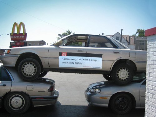 Креативная реклама на автомобилях