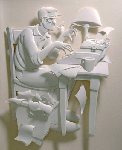 Удивительные скульптуры из бумаги