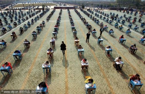 Китайские учителя в борьбе со списыванием