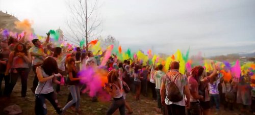 Фестиваль красок в штате Юта