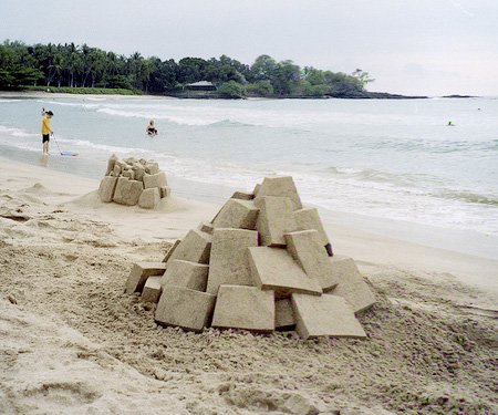 Песочная архитектура Кельвина Зайберта (17 фото)