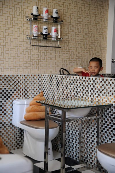 Туалетные рестораны в Китае набирают популярность (17 фото)
